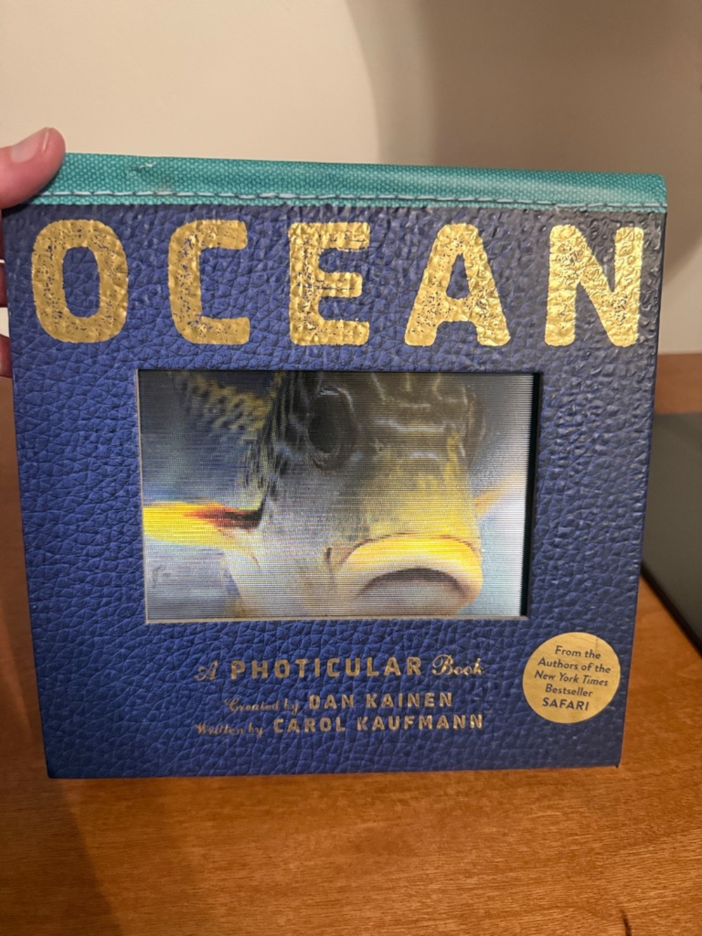 Ocean Photicular Book — Blue and Teal Hardcover